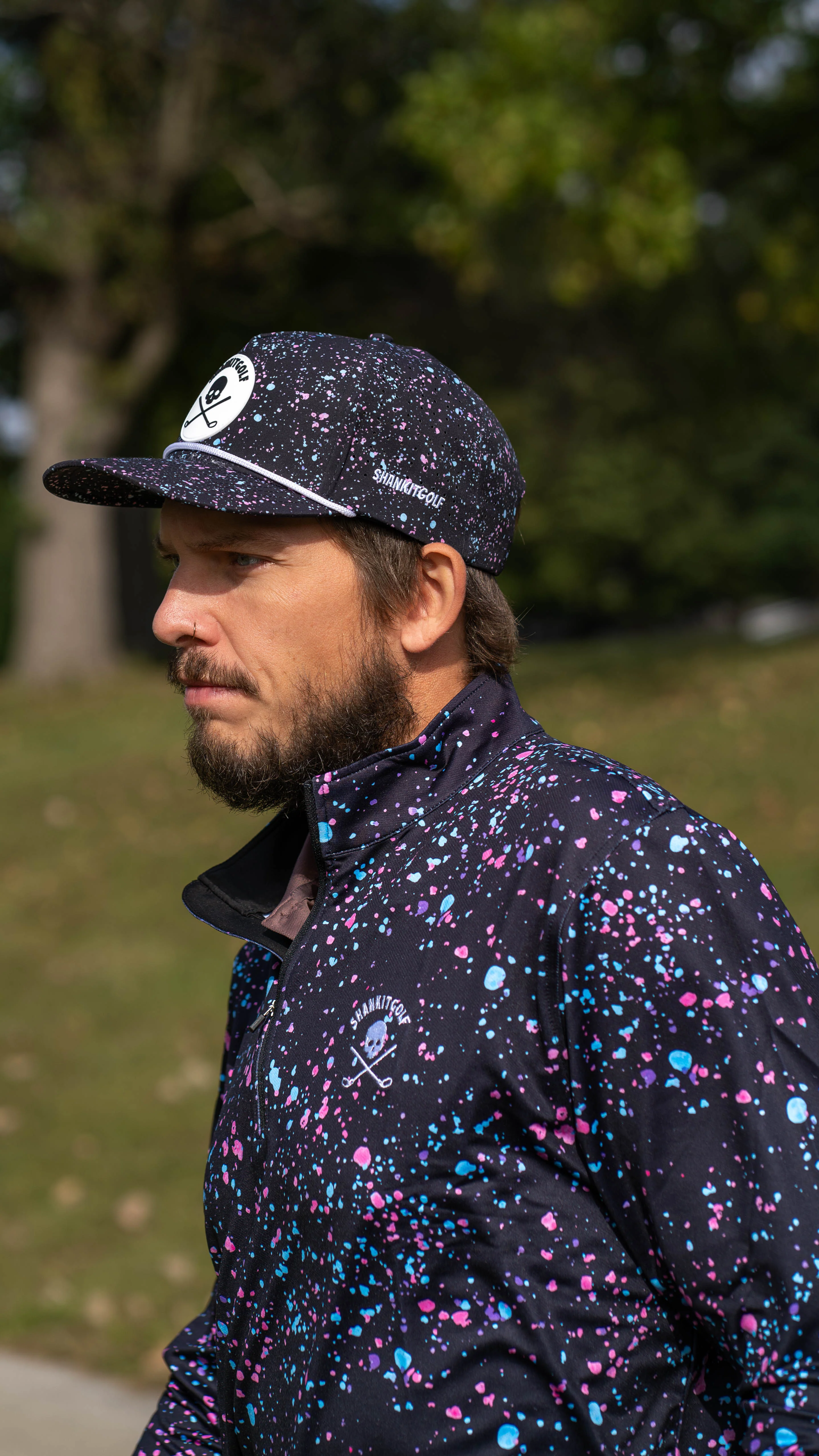 Paint Splatter Quarter Zip - Image 5