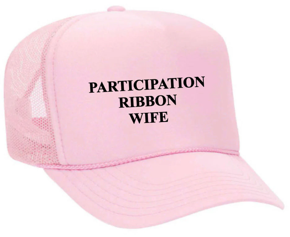 Participation Ribbon Wife Trucker Hat - Image 10
