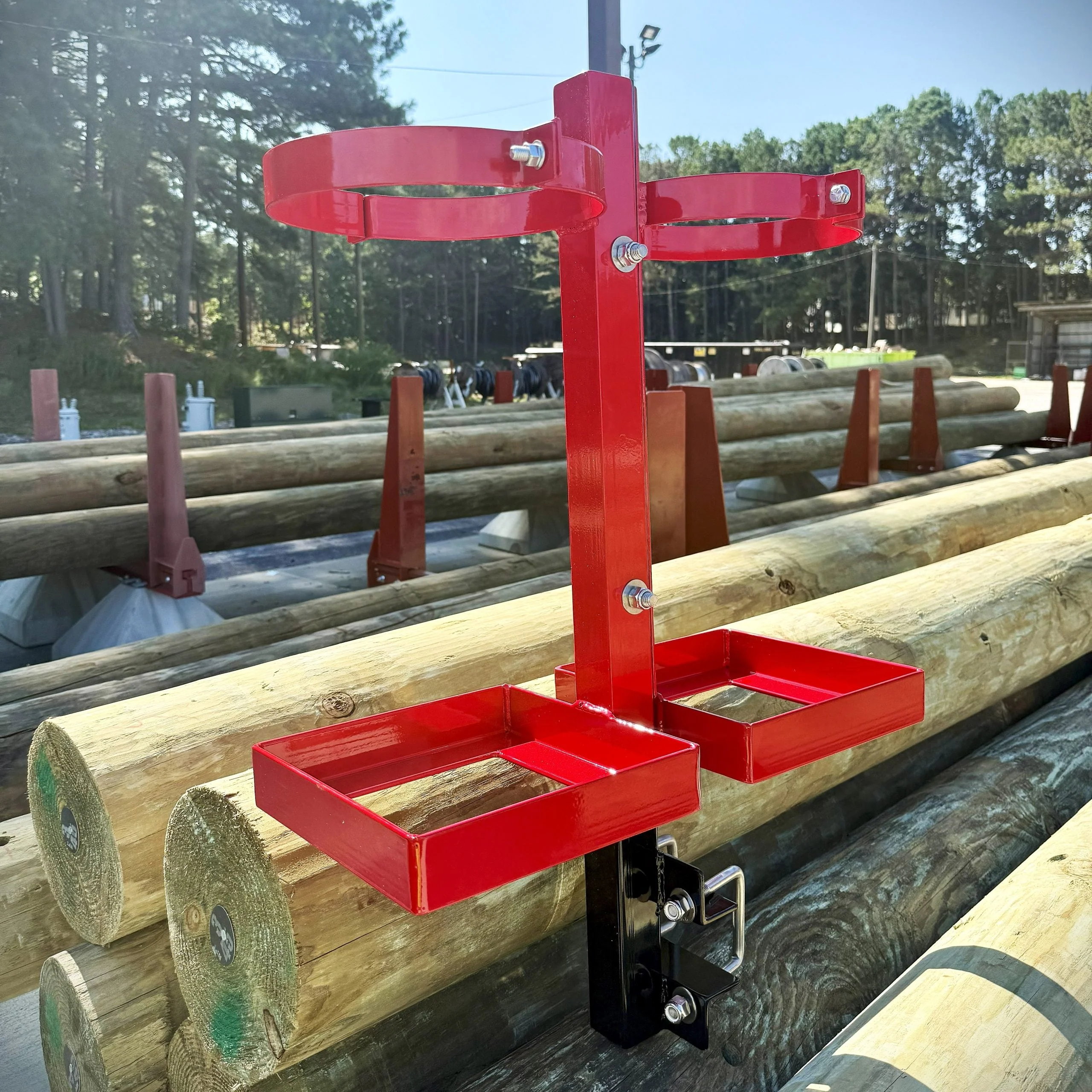 Pedestal Mount Blanket Tube Holder - Image 6