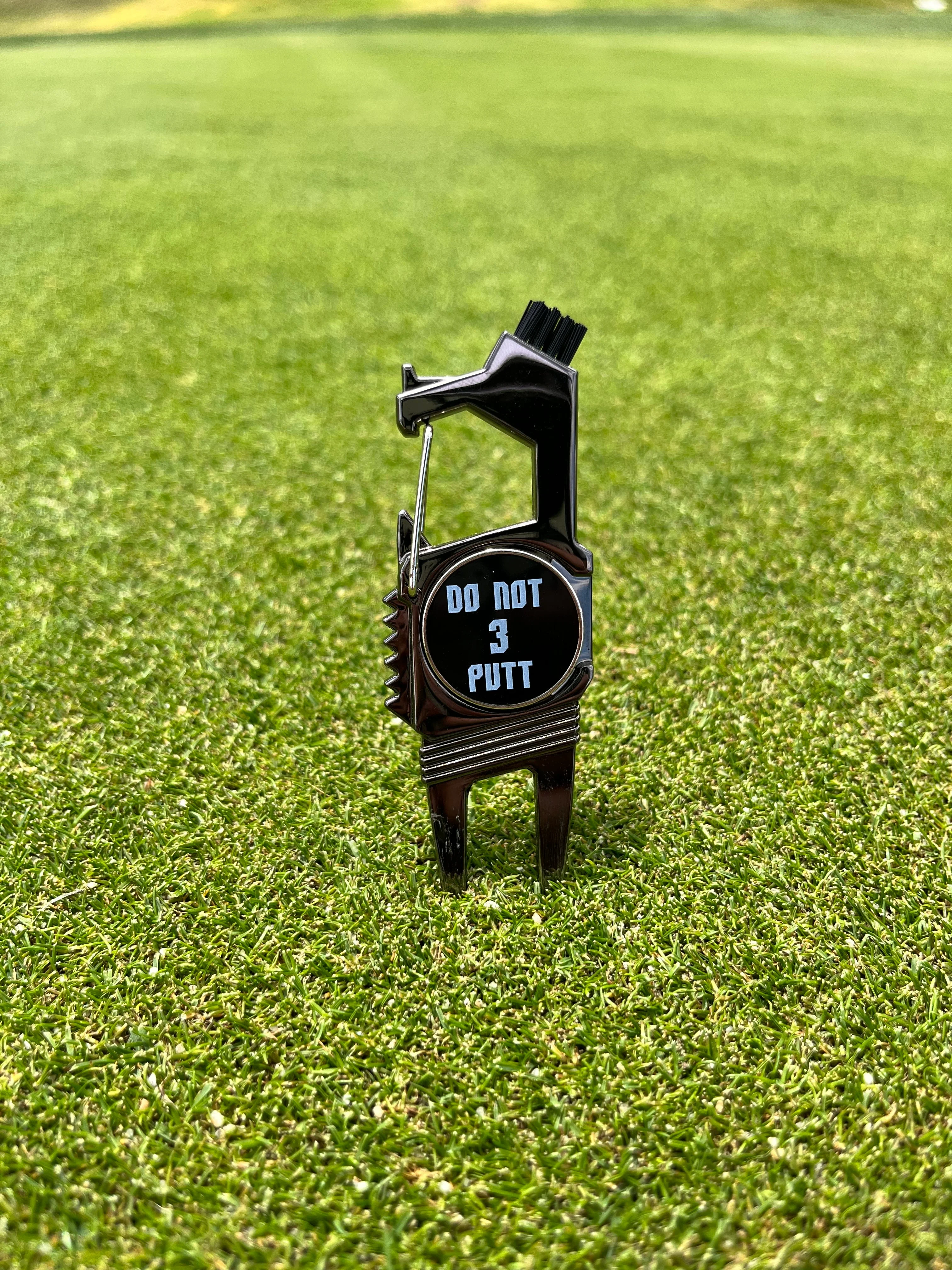 SHANKITGOLF 5 in 1 “Do not 3 Putt” Funny Golf Divot Tool - Ball Marker - Image 2