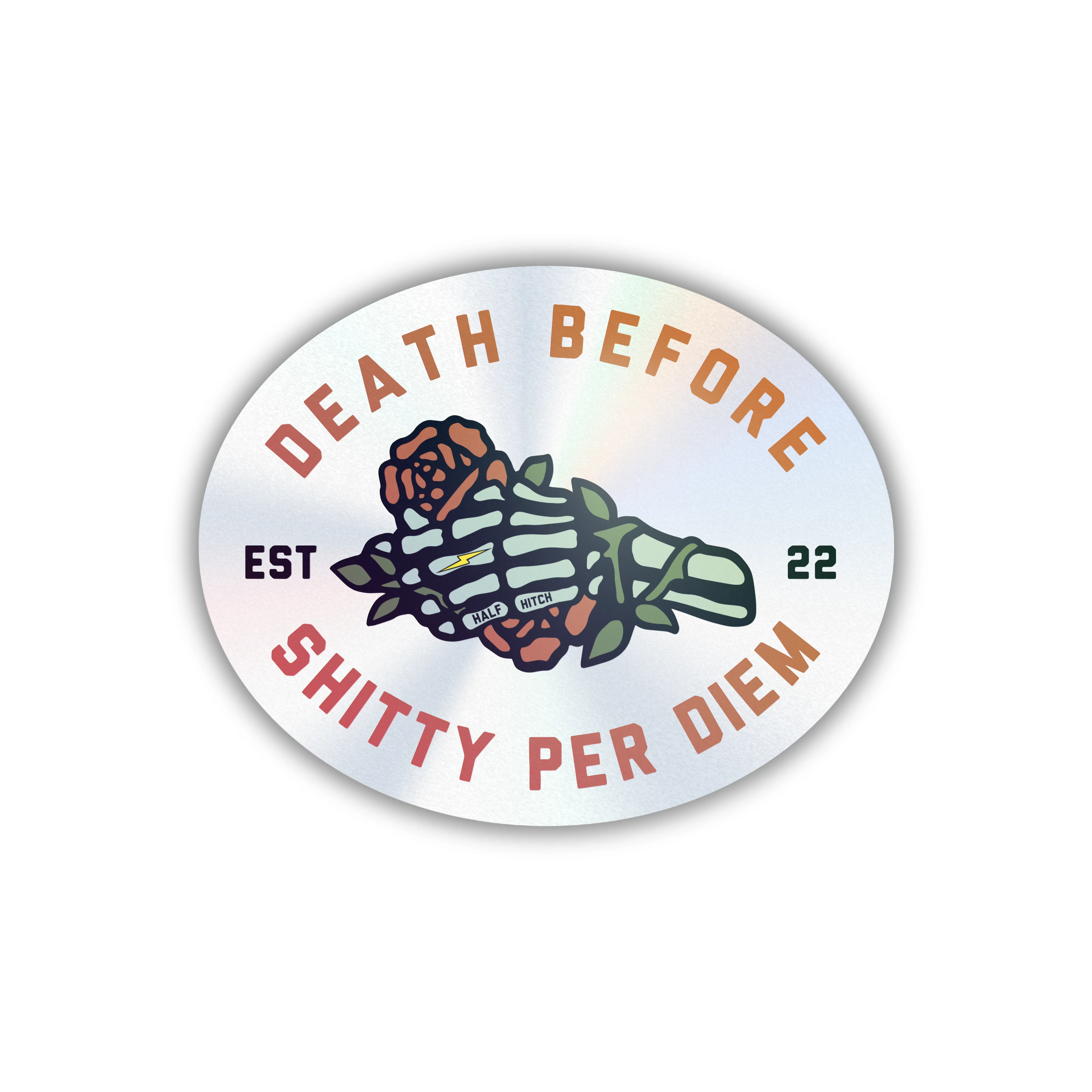 Shitty Per Diem Sticker (White or Holographic) - Image 2