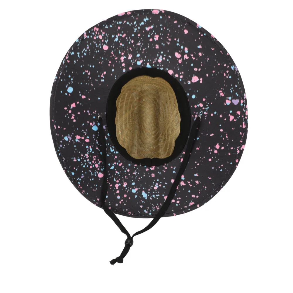 Straw Paint Splatter Hat - Image 4