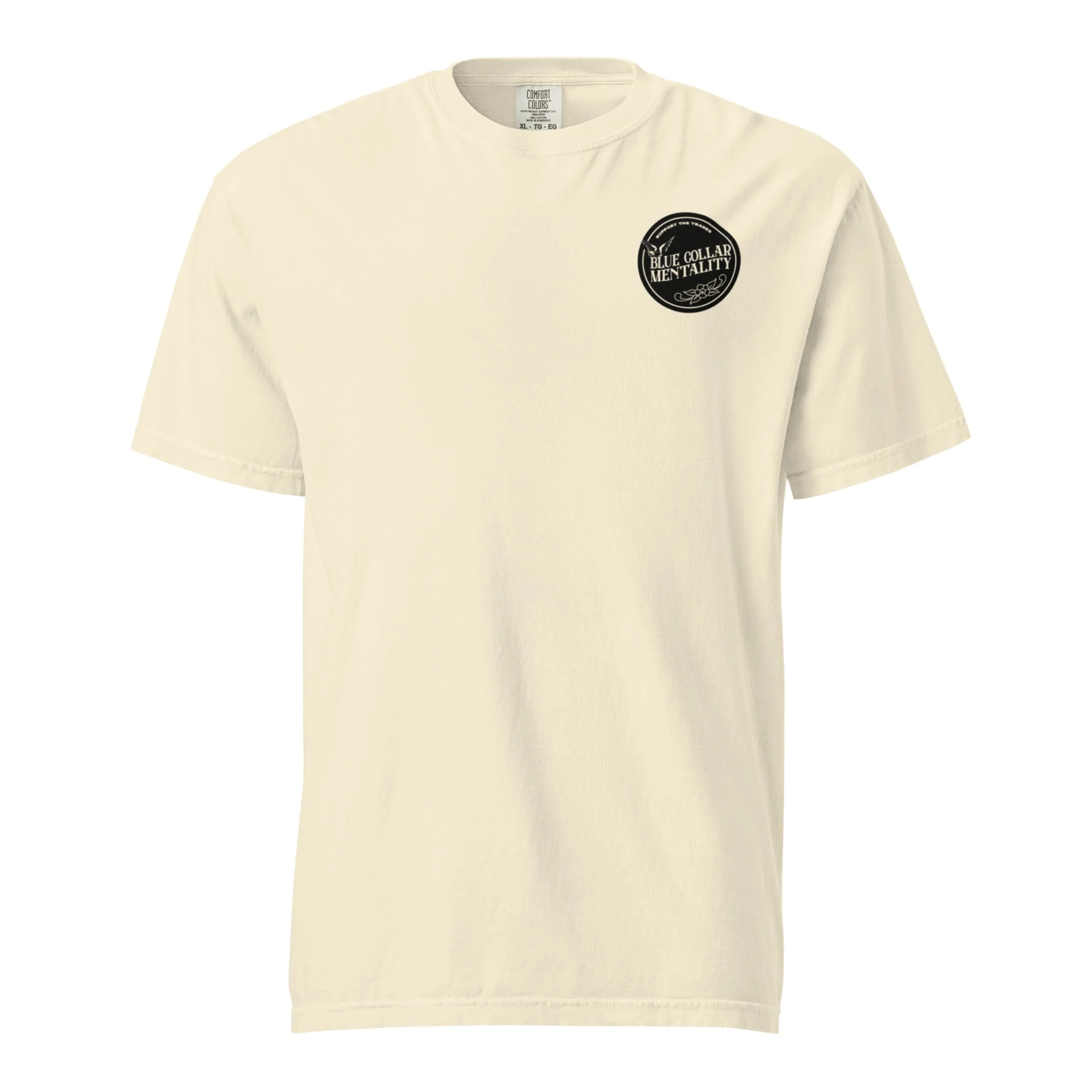 Support Blue collar mentality heavyweight t-shirt - Image 3