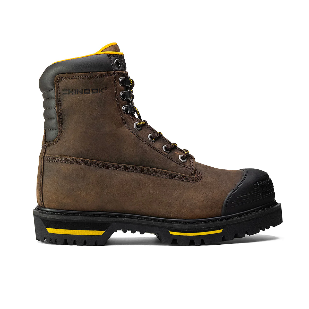 Tarantula 8" Steel Toe Men's Work Boot - Brown - Image 6