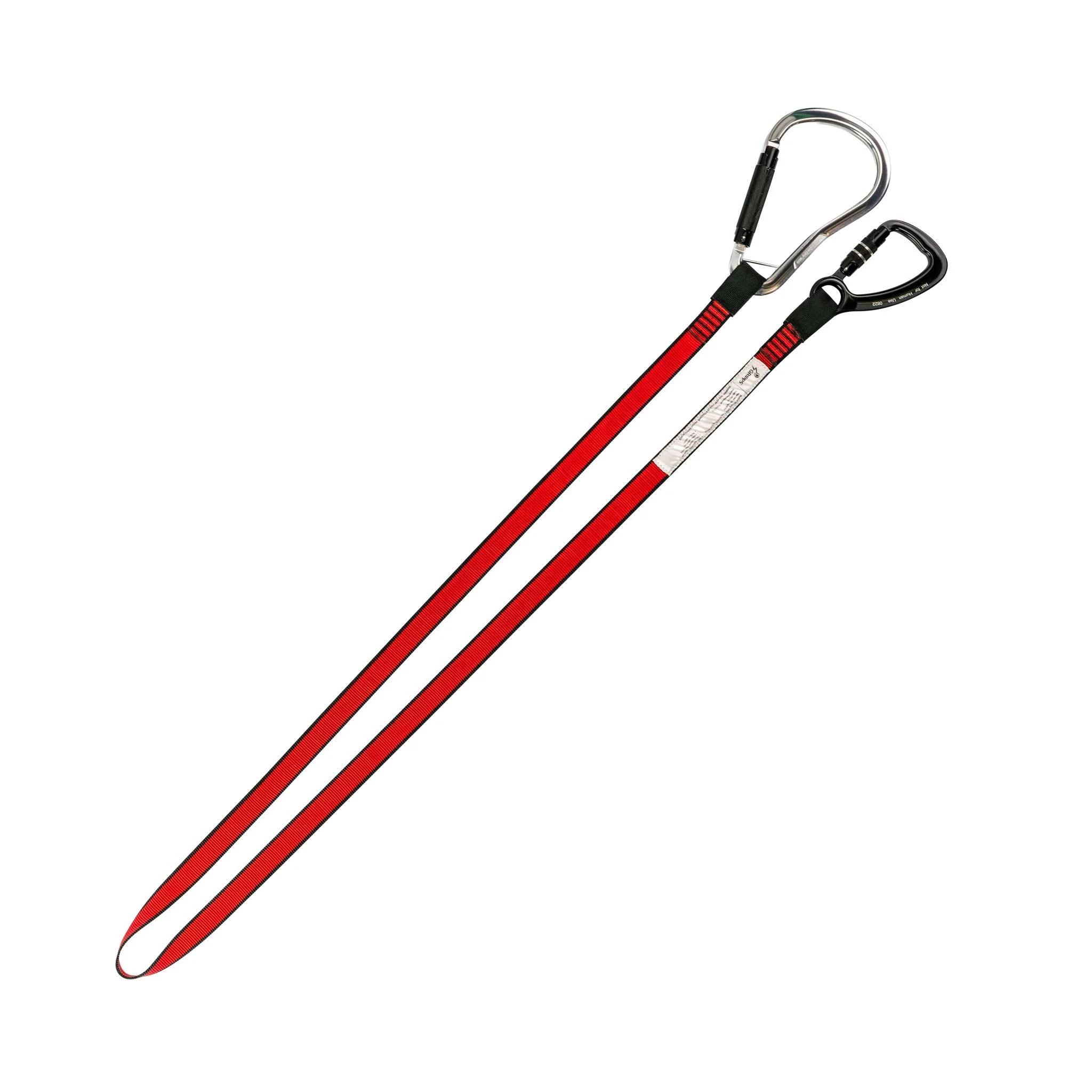 Webbing Tether Heavy-Duty Dual-Action Carabiner - 36.3kg / 80lb - Image 2