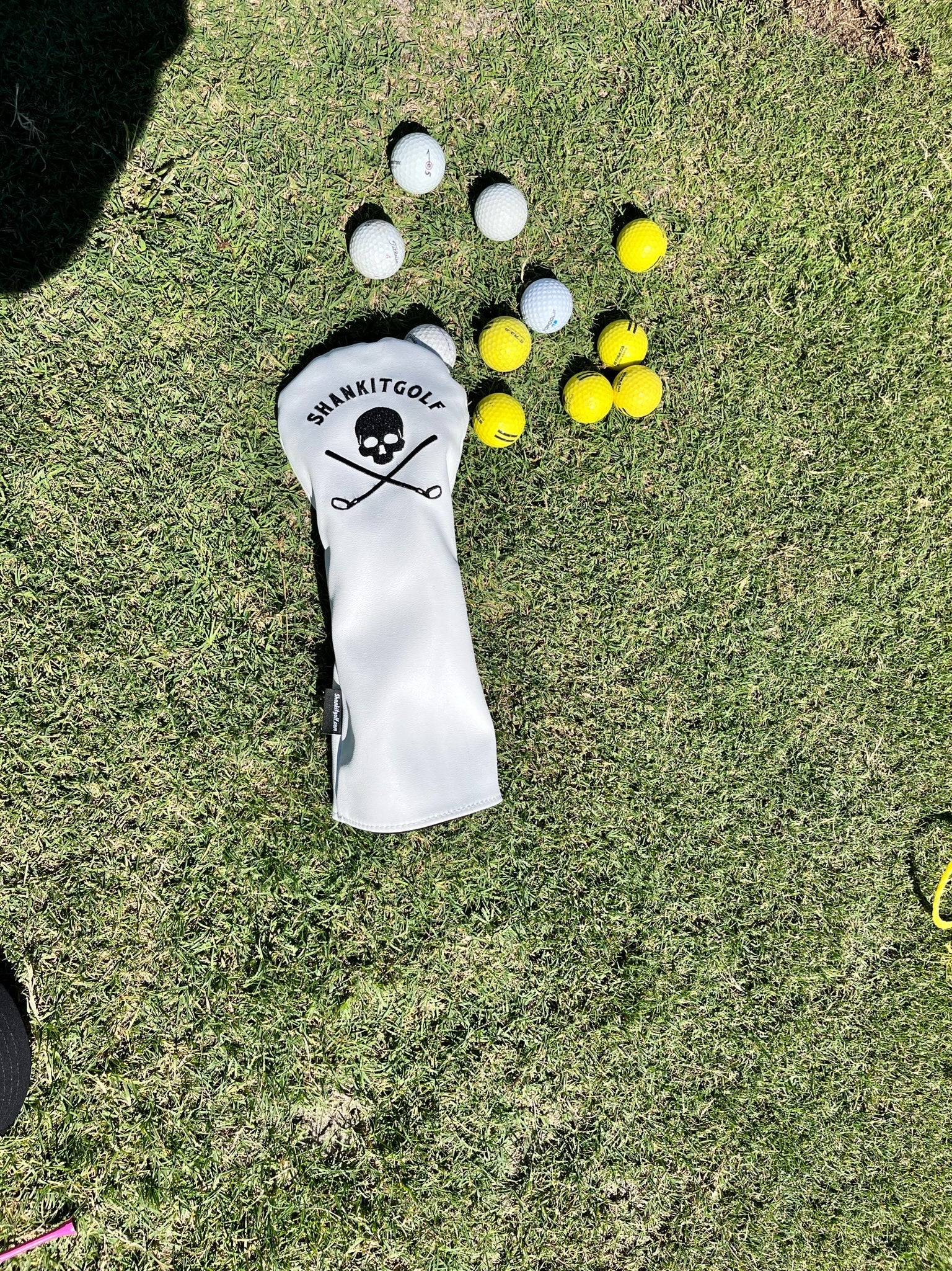 White Skull Golf Driver Headcover - Image 3